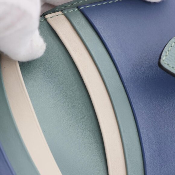 Burberry  Haymarket Check Canvas Wallet Blue - Picture 12 of 15